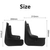 Tiggo 8 4Pcs Black Plastic Mudguards Splash Guards (2018-2020)