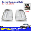 Corner Lights Turn Signal Lamp Clear Fits 1989-1995 Toyota Hilux LN85 Ute Truck