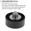 BMW Series 3 (2008-2012) Black 1 Pcs Drive Belt Idler Pulley
