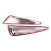 Toyota C-HR Pair ABS Chrome Front Fog Light Moulding Trim (2016-2018)