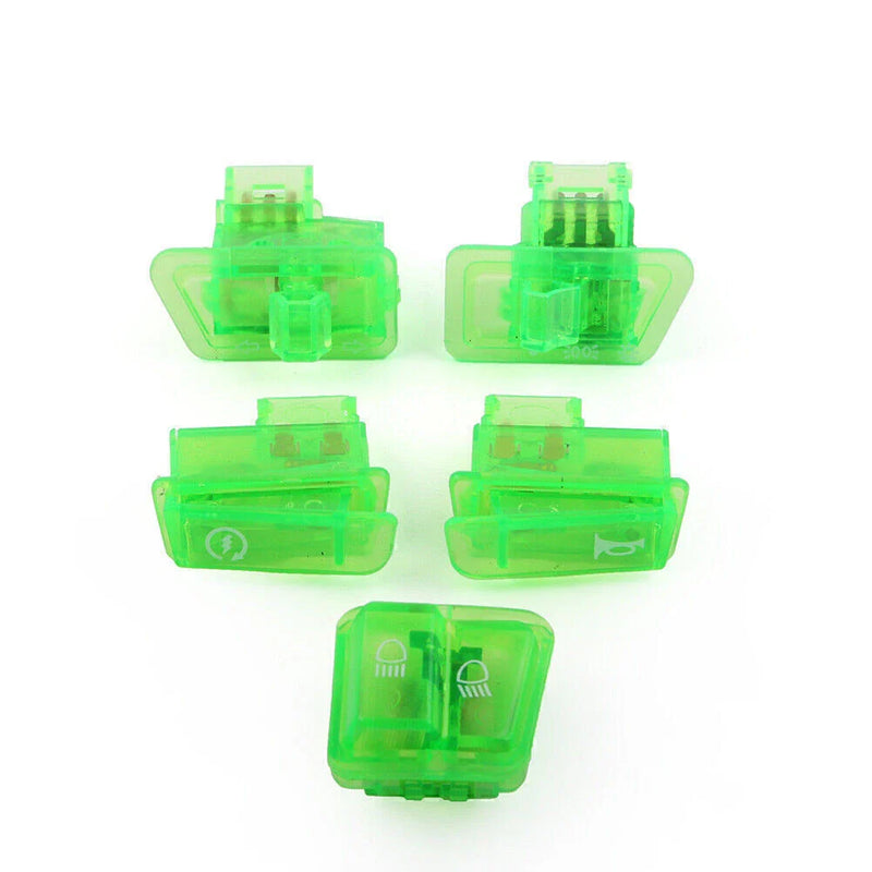 GY6 50 125 150cc 5 x ABS Turn Signal Headlight Ignition Horn Switch Caps