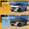 Ford E-Series Black 190T-PU All Weather Car Cover