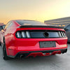 Ford Mustang MK6 Carbon Look Rear Boot Spoiler Lip (2015-2022)