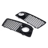 Audi TT Glossy Black Honeycomb Fog Light Grille (2009-2014)