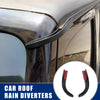 Jeep Wrangler Car Water Rain Diverters  Gutter Extensions (2007-2017)