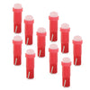Car Dashboard Gauge Lamp T5 LED Red Light Indicator Bulb (Fits Various Models)