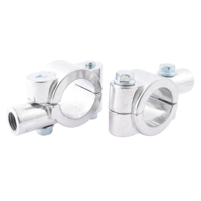 Motorcycle 2 x Clockwise Motorcycle Handlebar Mirror Mount Holder M10x1.25