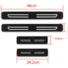 Toyota 4pcs Carbon Fiber Style Door Sill Scuff Plate Protector Trim