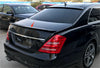 Mercedes Benz S-Class W221 Rear Boot Spoiler Wing Unpainted (2007-2013)