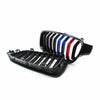 BMW 3-Series F30 / F31 / F35 Gloss Black & M Color Kidney Grille Cover Trim (12-18)