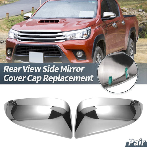 Toyota Hilux Rearview Mirror Cover Cap Chrome (2015-2020)