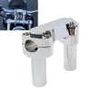 Harley Dyna, Road Glide 3.5" Chrome Handlebar Riser & Top Clamp (2006-2023)