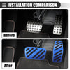 Chevrolet Cruze (2009-2020) Black Blue Brake & Accelerator Pedal Covers