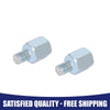Motorcycle 10mm LH to 8mm LH Rearview Mirror Adapter 2 x