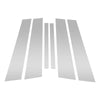 BMW 3-Series 6 x Door Pillar Window Trim Silver Tone (2006-2011)