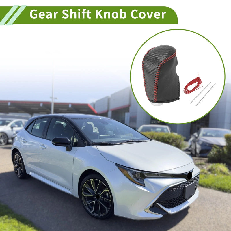 Nissan Pathfinder Black Carbon Fiber Gear Shift Knob Cover (2013-2020)