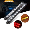 Car Turn Signal Light 9LED Amber/Red LED Flowing Strip Lamp