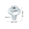 Chevrolet Malibu Silver Tone M12x1.75 Engine Oil Drain Plug Screw