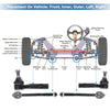 Ford Ranger 6 x Front Inner Outer Tie Rod End Links Kit (2001-2011)