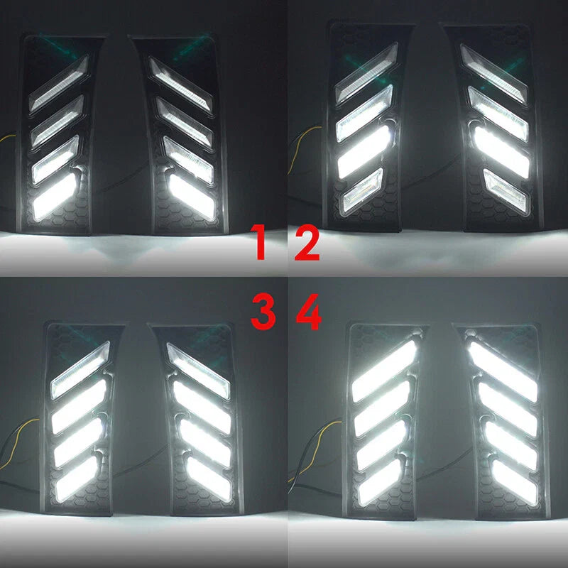 Toyota Tundra LED DRL Daytime Running Lights 2 x Turn Signal Lamps (2022-2023)
