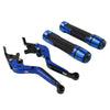 Ducati Panigale Blue Extendable Brake Clutch Lever Grip Set (2014-2019)
