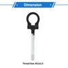 Toyota Avanza Trailer Ring Eye Tow Hook Folding Screw-on
