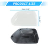 Ford F250 F350 Super Duty White Top Half Door Mirror Cap Covers (2017-24)