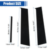 Mitsubishi Lancer Glossy Black Car Door Window Pillar Post Covers (08-17)