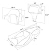 Harley Touring Street Glide Driver Seat & Backrests (2014-2023)
