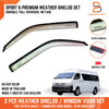 Toyota Hiace Commuter Visor Rain Shield Wind Deflector (2005-2019)