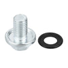 Chevrolet Silverado 1500 Silver Tone M12x1.75 Engine Oil Drain Plug Screw