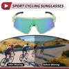 Motorcycle Riding Green Lens Clear Green Frame Tri-Acetyl Cellulos Goggles