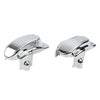 Harley Dyna FXD Street Bob FXDB FXDBI Chrome Rear Frame Axle Covers (2006-2017)