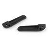 Suzuki GSXR 1000 600 750 Black Aluminum Rear Footrests (2001-2023)