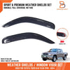Toyota Hilux Single Cab Ute Weathershields Window Visors (1997-2005)