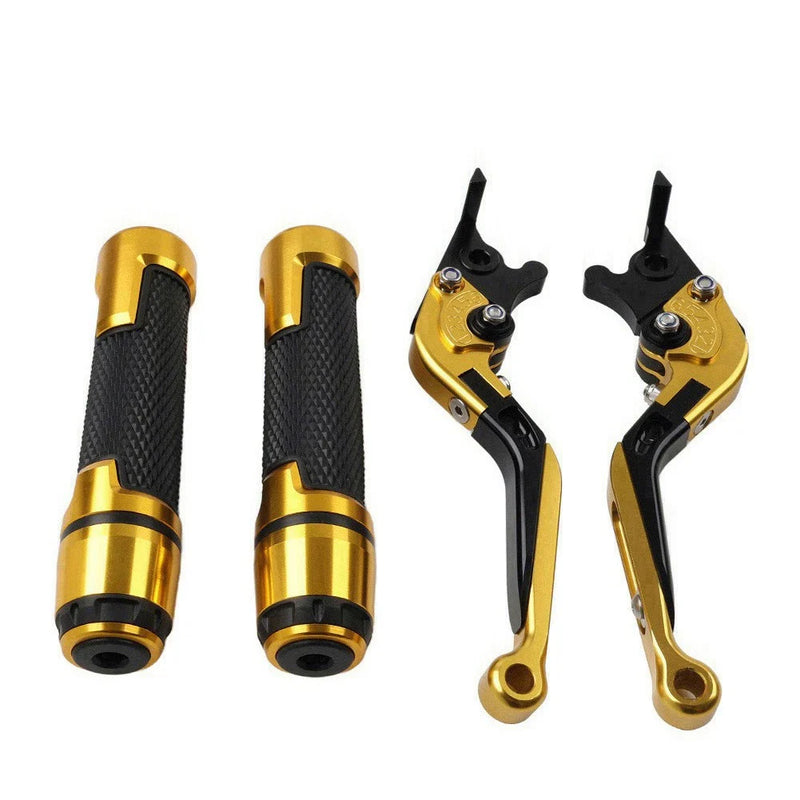 Yamaha FJR XJR 1300 Folding Extendable Brake Clutch Lever Handlebar Grip Set (2001-2018)