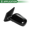 Toyota Corolla Left Side Door Mirror Gloss Black (2009-2013)