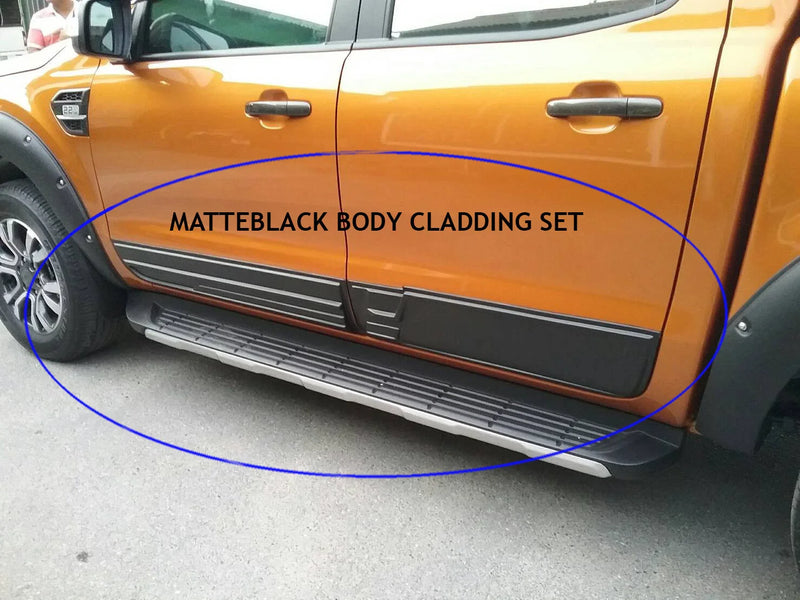 Ford Ranger MK1 MK2 PX PX2 Double Cab 2012-2016 Body Cladding