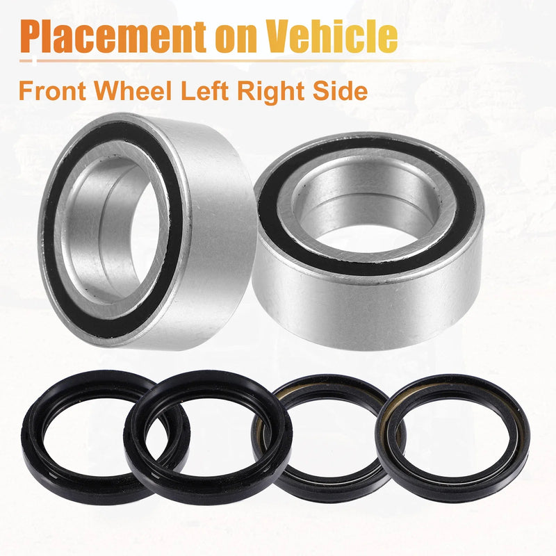 Honda FourTrax Rancher 420 Front Wheel Bearing & Seals Kit (2007-2013)