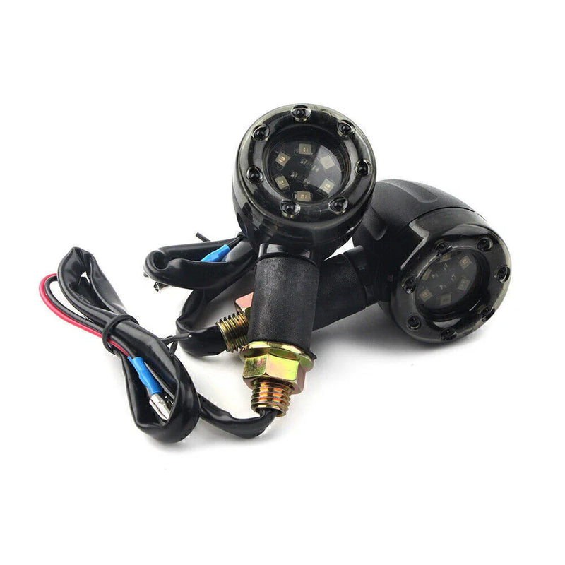 Harley 2 x Universal Motorcycle LED Turn Signal Lights