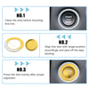 Dodge Charger Challenger Engine Start Stop Button Cover Trim Kit (2015-2023)
