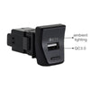 Toyota RAV4 QC3.0 USB Charger Fast Charging Socket (2019-2023)