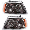 Headlight Set For 03-06 Lincoln Navigator Halogen With