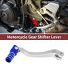 Kayo T6 Silver Tone Blue Folding Gear Shifter Lever