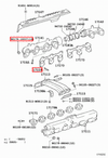 LandCruiser 80 79 105 100 Series 1HD 1HZ Exhaust Manifold