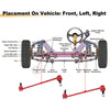 Chevrolet Impala Malibu and Cadillac XTS Front Sway Bar Links