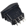 DPDT Rocker Switch / 12V/20A 24V/10A / 4952.524mm Blue LED Light