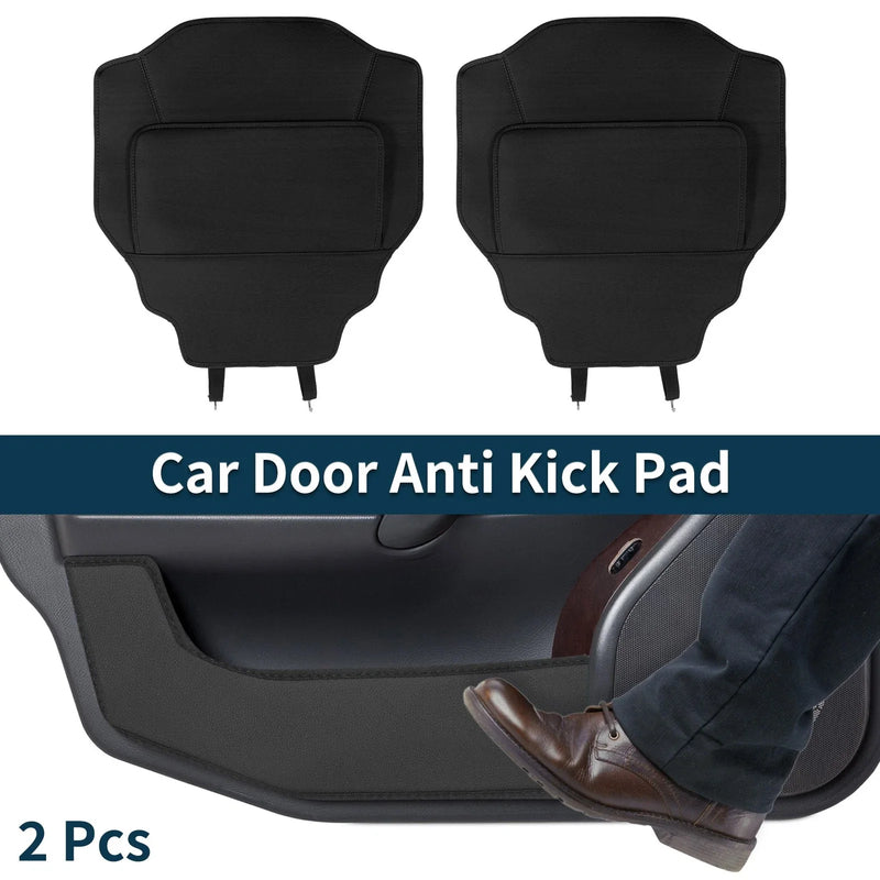 Toyota Vellfire Alphard 40 Black Leather Car Door Anti Kick Pad Sticker
