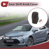 Toyota Corolla 1Pc Gear Shift Knob Cover Brown Faux Leather (14-18)