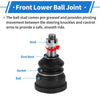 Cadillac Brougham Front Lower Ball Joints (1987 - 1992)